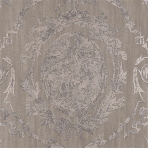 Abbeywood Damask Pewter