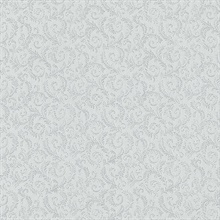 Mini Scroll Leaf Silver
