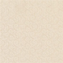 Mini Scroll Leaf Beige