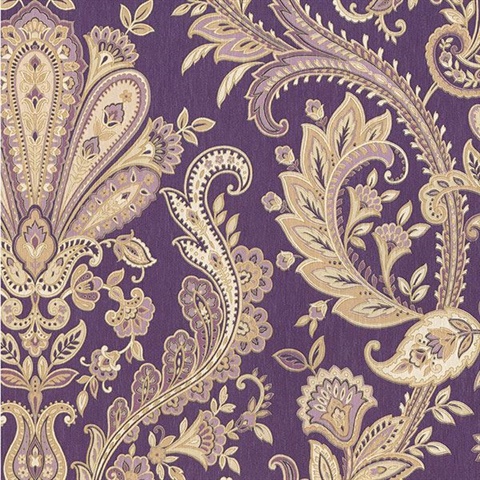 Modbury Paisley Purple