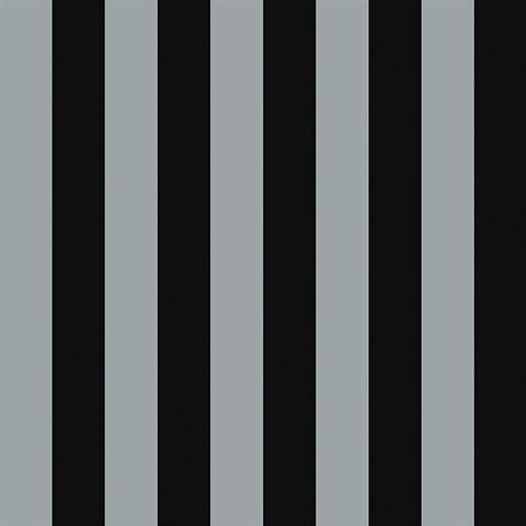 Belmont Stripe Black/Silver