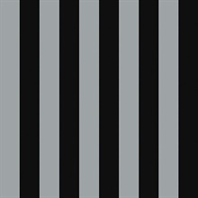 Belmont Stripe Black/Silver