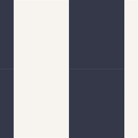 San Diego Wide Stripe Navy Blue