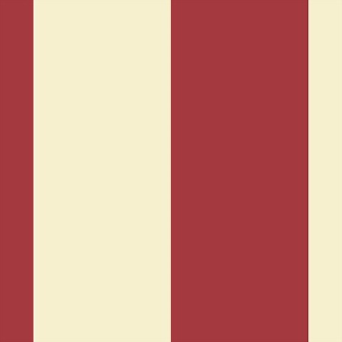 San Diego Wide Stripe Cream/Red