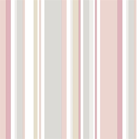 San Francisco Stripe Pink/Grey
