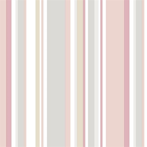 San Francisco Stripe Pink/Grey