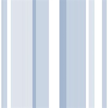 Blue Awning Stripe Peel And Stick Wallpaper