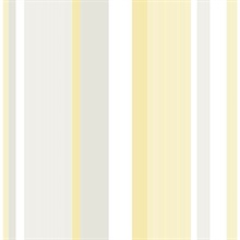 Yellow Awning Stripe Peel And Stick Wallpaper