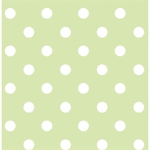 Green Dottie Peel And Stick Wallpaper