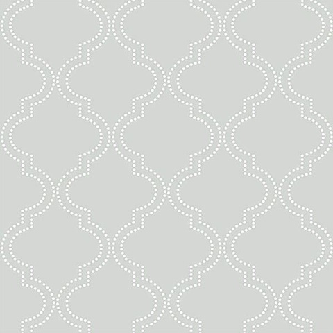 Grey Quatrefoil Peel And Stick Wallpaper