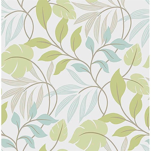 Blue And Green Meadow Peel And Stick Wallpaper