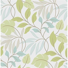 Blue And Green Meadow Peel And Stick Wallpaper