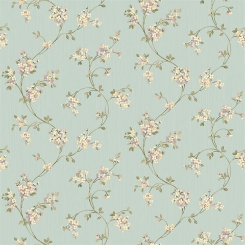 Laurel Blue Floral Trail