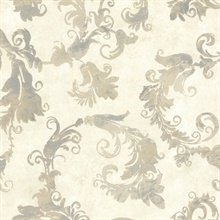 Lana Taupe Scrolling Trail