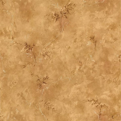 Bertrand Light Brown Satin Fern Texture