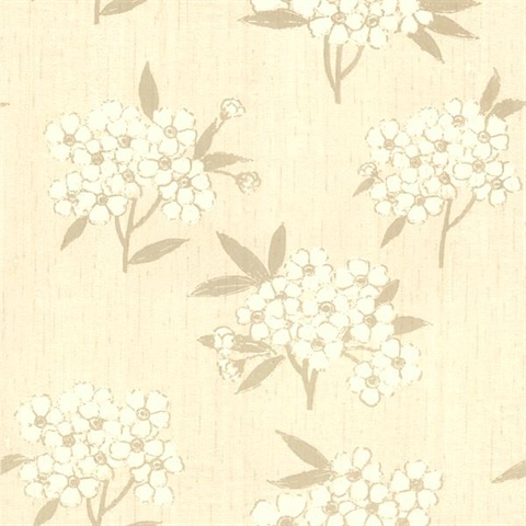 Giacinto Taupe Large Floral