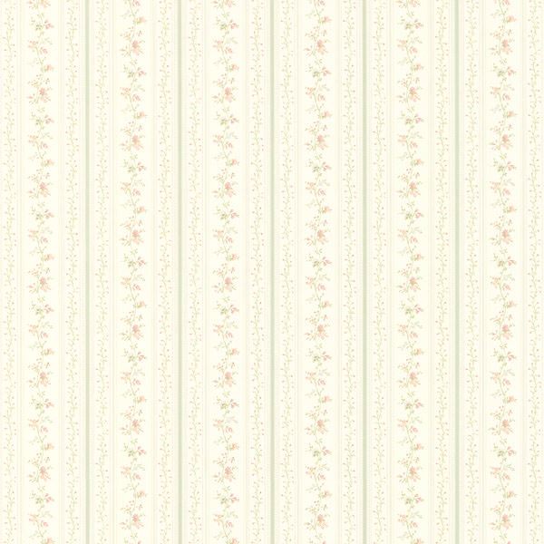 Dainty Floral Stripes Vinyl