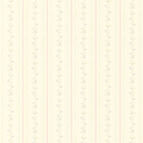 Dainty Floral Stripes Vinyl