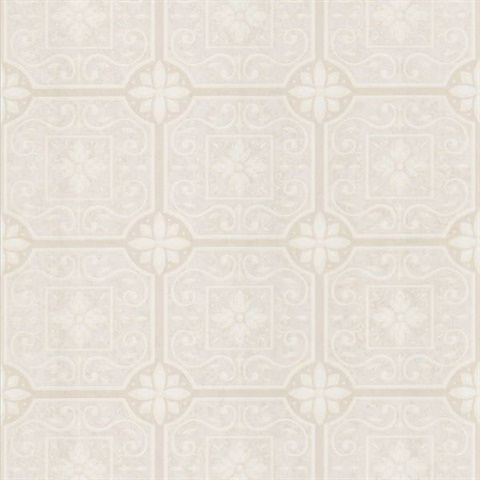 Victorianne Cream Tin Ceiling Tiles