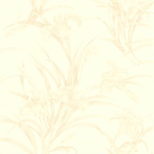 Vivianne Beige Iris Floral