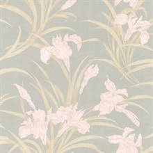 Vivianne Grey Iris Floral