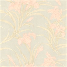 Vivianne Peach Iris Floral