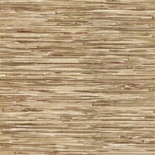 Liu Brown Vinyl Grasscloth