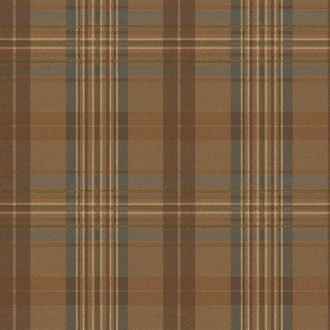 Brown Austin Plaid