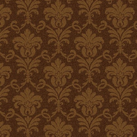 Espresso Herringbone Damask