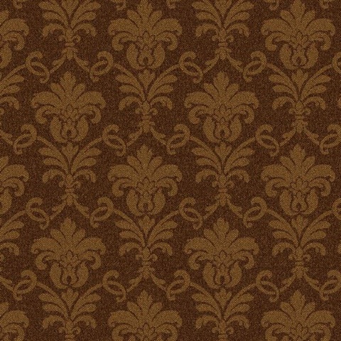 Espresso Herringbone Damask