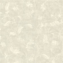 Ciana Pewter Elegant Floral Scroll