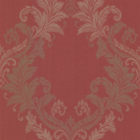 Sofia Red Royal Harlequin Scroll