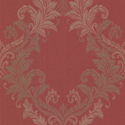 Sofia Red Royal Harlequin Scroll