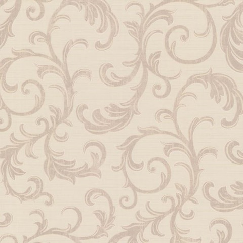 Donata Taupe Regal Scroll