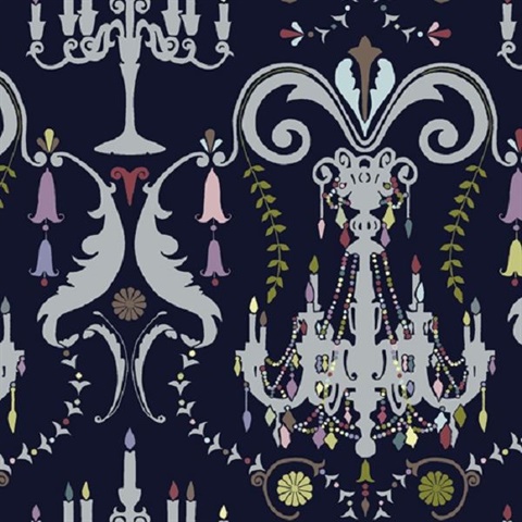 Manor House Damask - Night