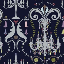 Manor House Damask - Night