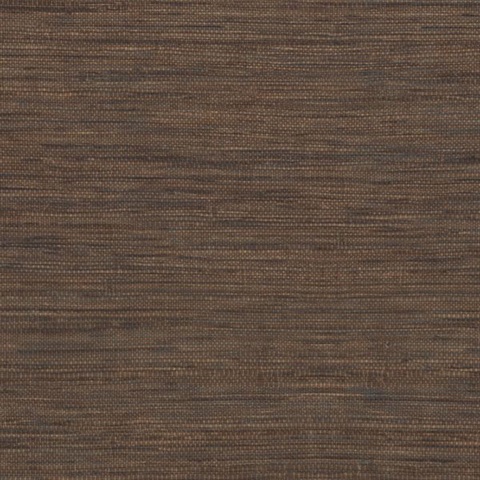 Tapis Brown Faux Grasscloth