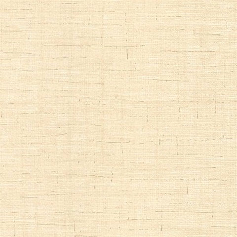 Almeida Cream Burlap Weave Wallpaper