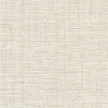 Eanes Grey Fabric Weave Texture Wallpaper