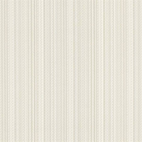 Gwynn Silver Twill Texture Wallpaper