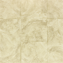 Gold Faux Marble Stone Blocks Wallpaper