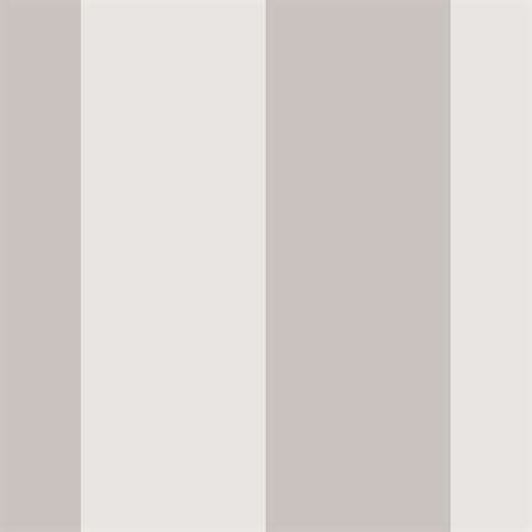5.25 Inch Stripe Grey  & Off-White Wallpaper