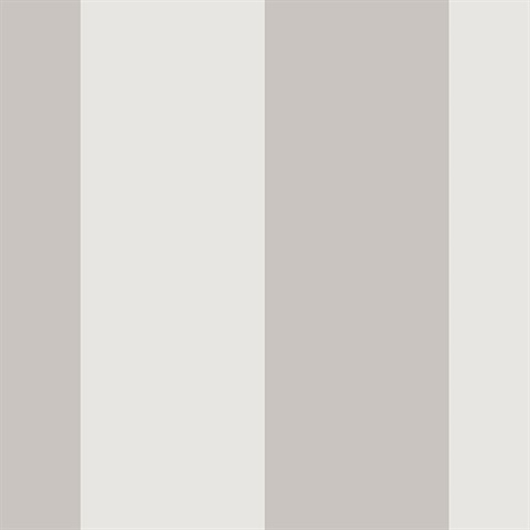 5.25 Inch Stripe Grey  & Off-White Wallpaper