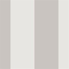 5.25 Inch Stripe Grey  & Off-White Wallpaper