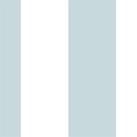 5.25 Inch Stripe Turquoise Wallpaper