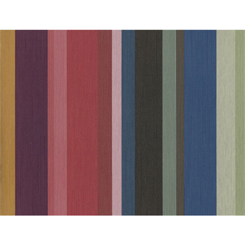 Textured Vertical Multi Stripe Wallpaper