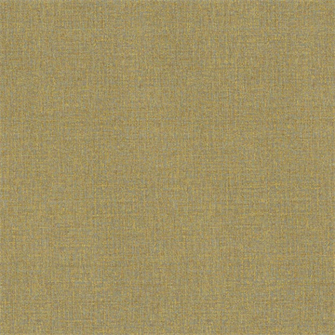 Gold Faux Linen Wallpaper