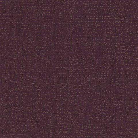 Purple Faux Linen With Metallic Dots Wallpaper
