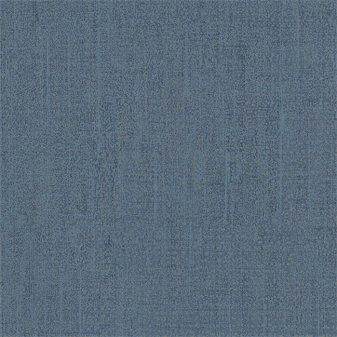 Dark Blue Faux Linen With Metallic Dots Wallpaper