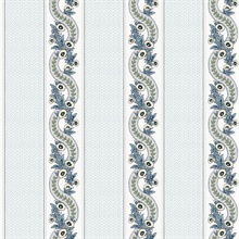 Abbey's Garland Aqua Wallpaper